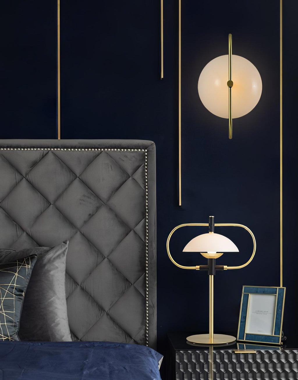 Redrenis Fabric Wall Light-Moonnatur