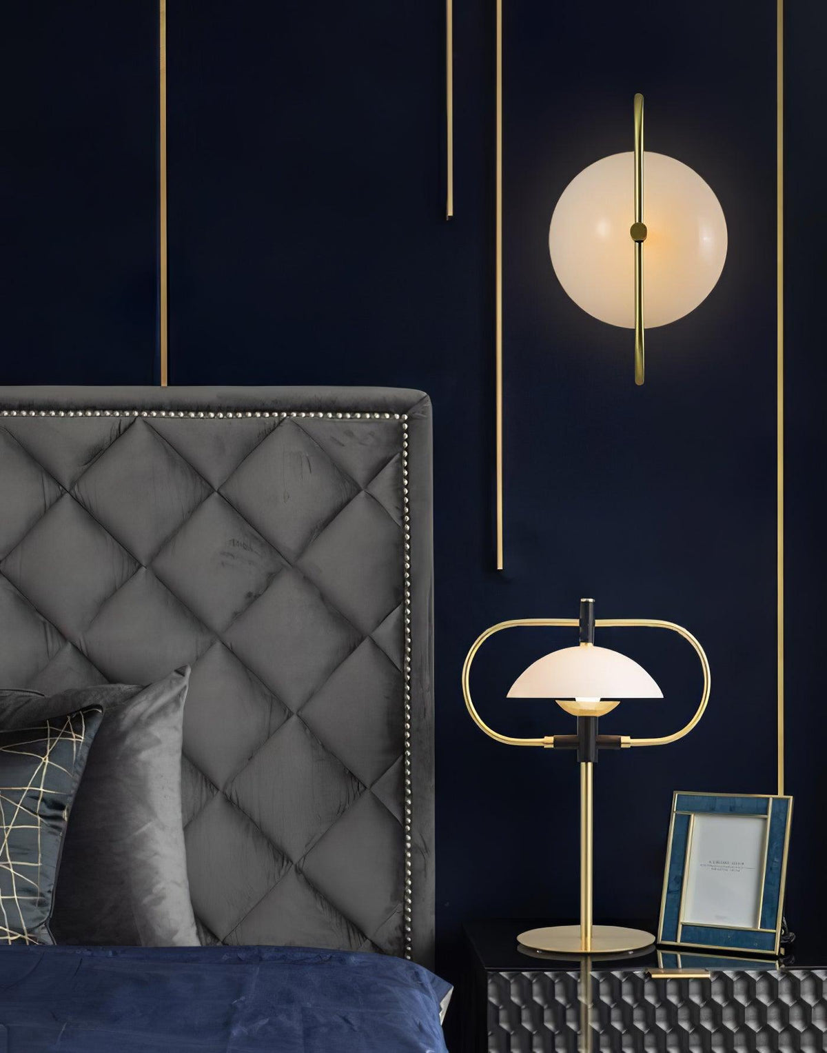 Redrenis Fabric Wall Light-Moonnatur