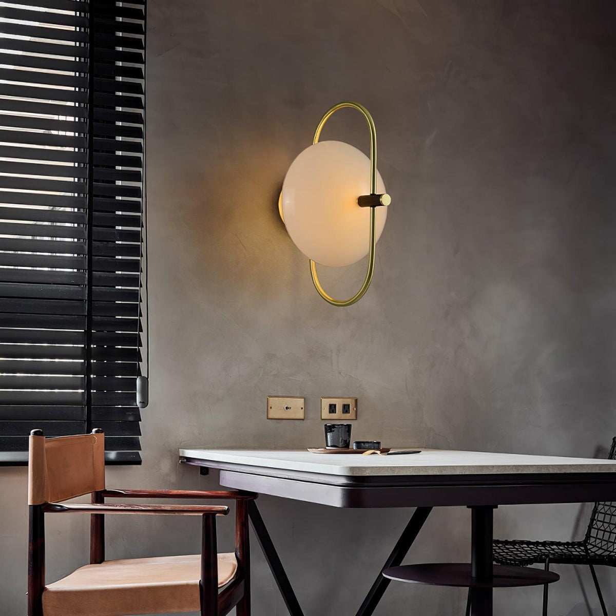 Redrenis Fabric Wall Light-Moonnatur