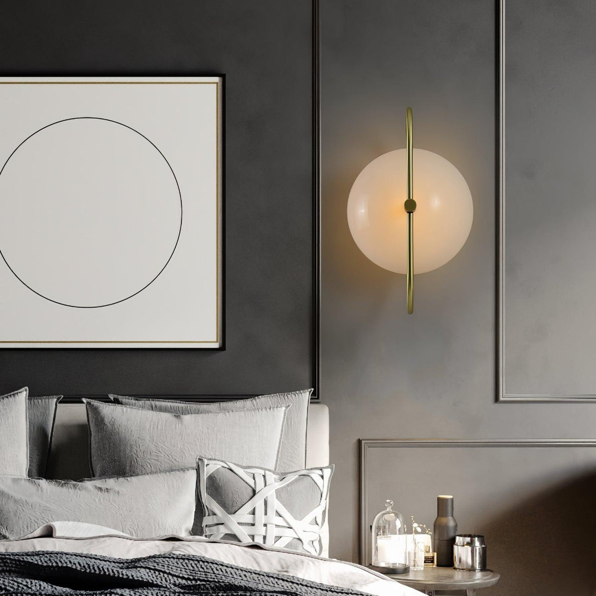 Redrenis Fabric Wall Light-Moonnatur