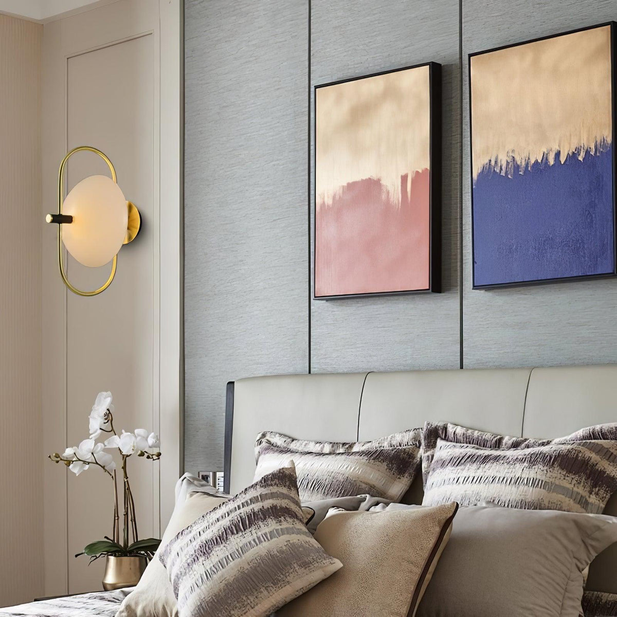 Redrenis Fabric Wall Light-Moonnatur