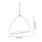 Mardeniel Polystyrene Pendant Light-Moonnatur