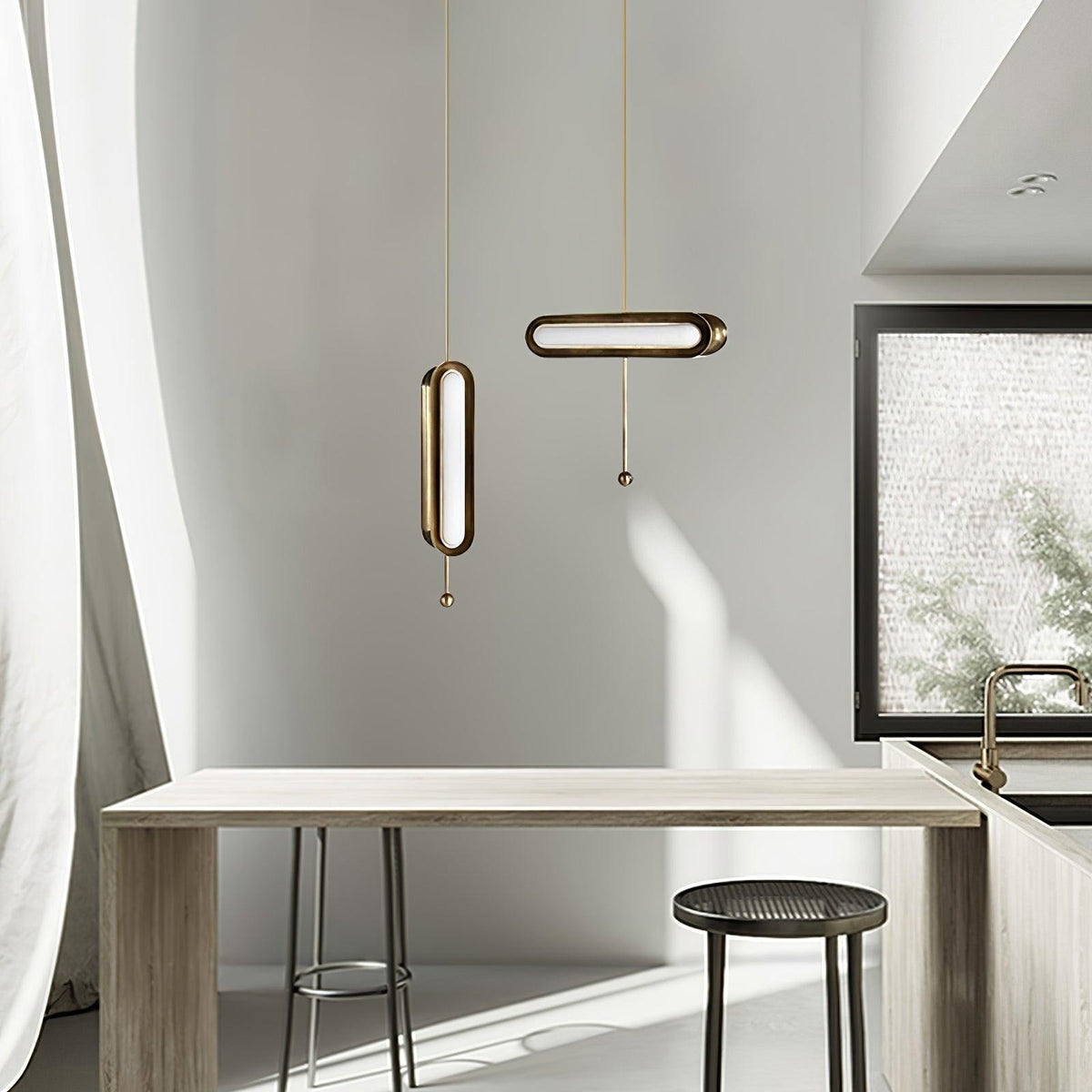 Calenia Glass Pendant Light-Moonnatur