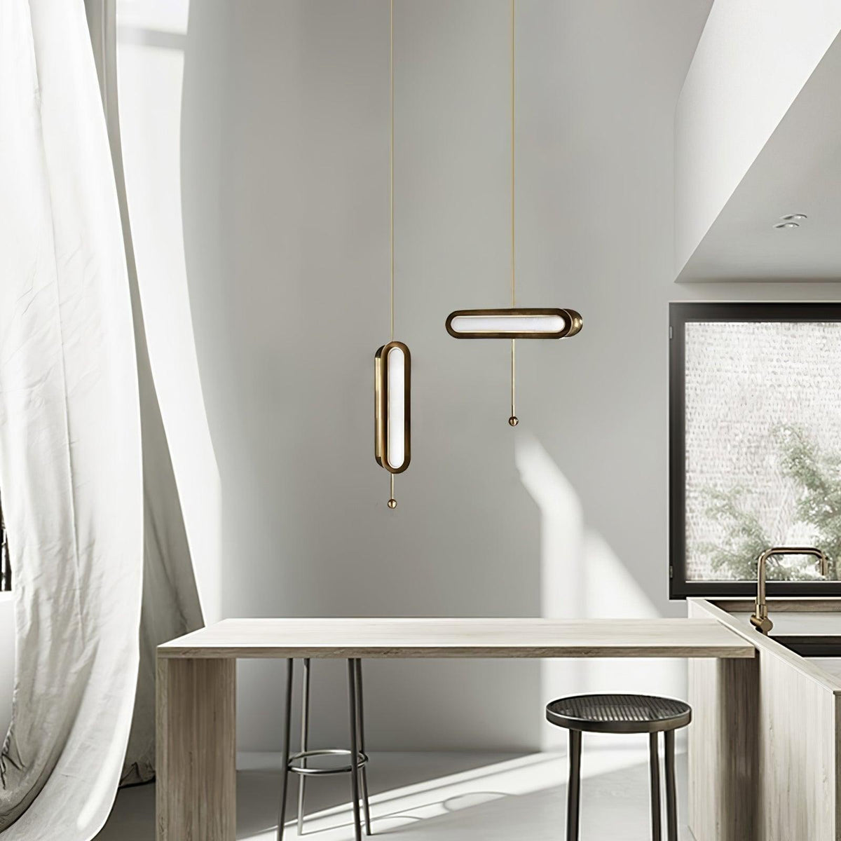 Calenia Glass Pendant Light-Moonnatur