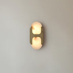 Corenelle Alabaster Wall Light-Moonnatur