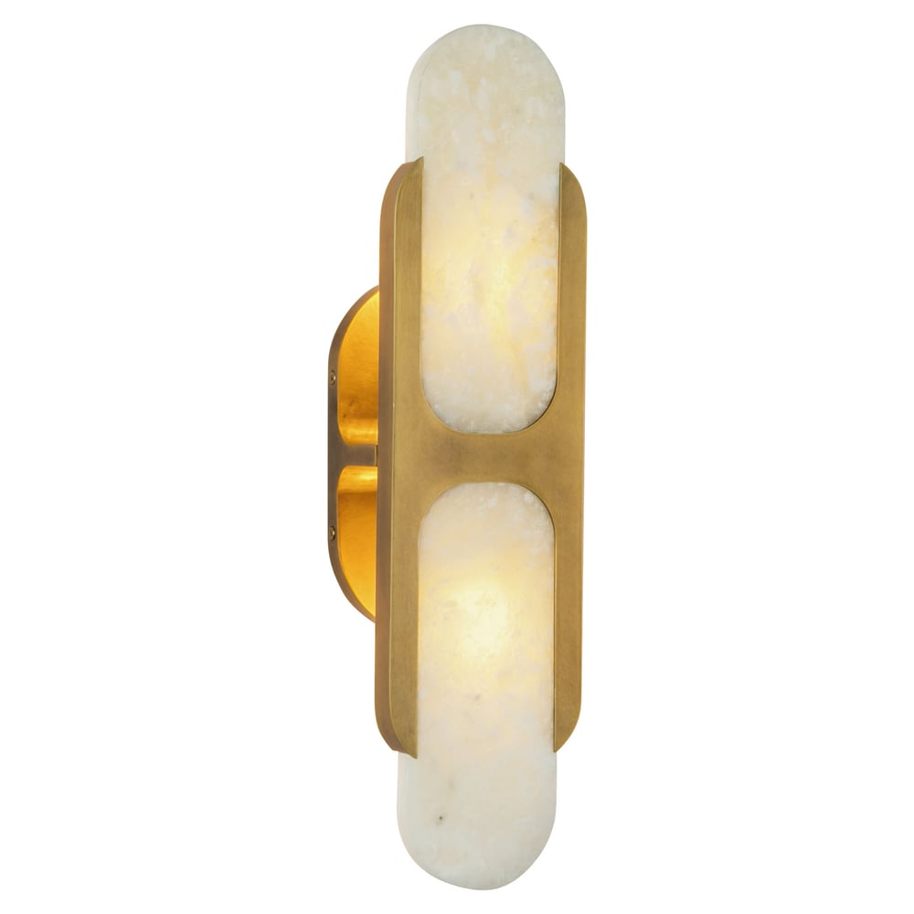 Corenelle Alabaster Wall Light-Moonnatur