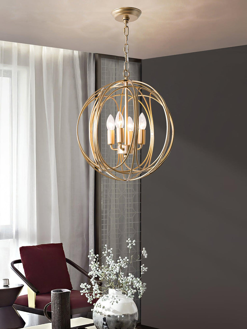 Lathenholm Iron Pendant Light-Moonnatur