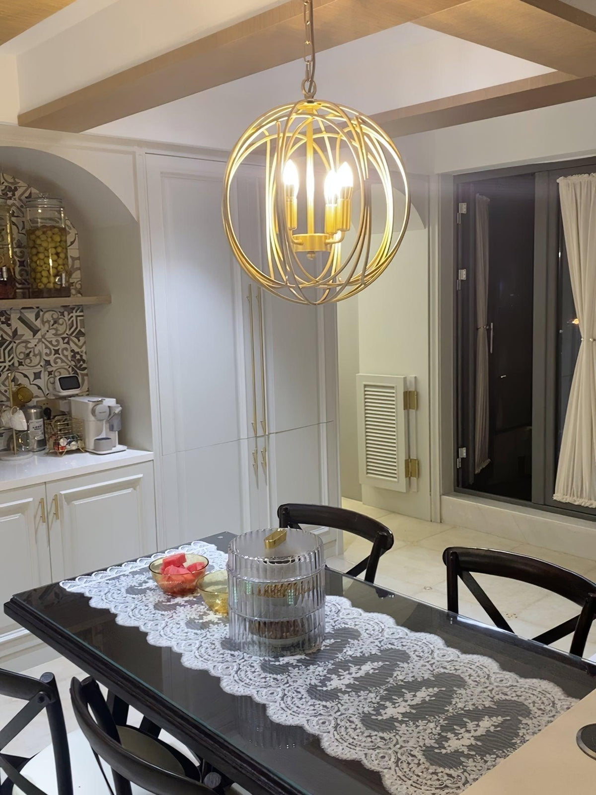 Lathenholm Iron Pendant Light-Moonnatur