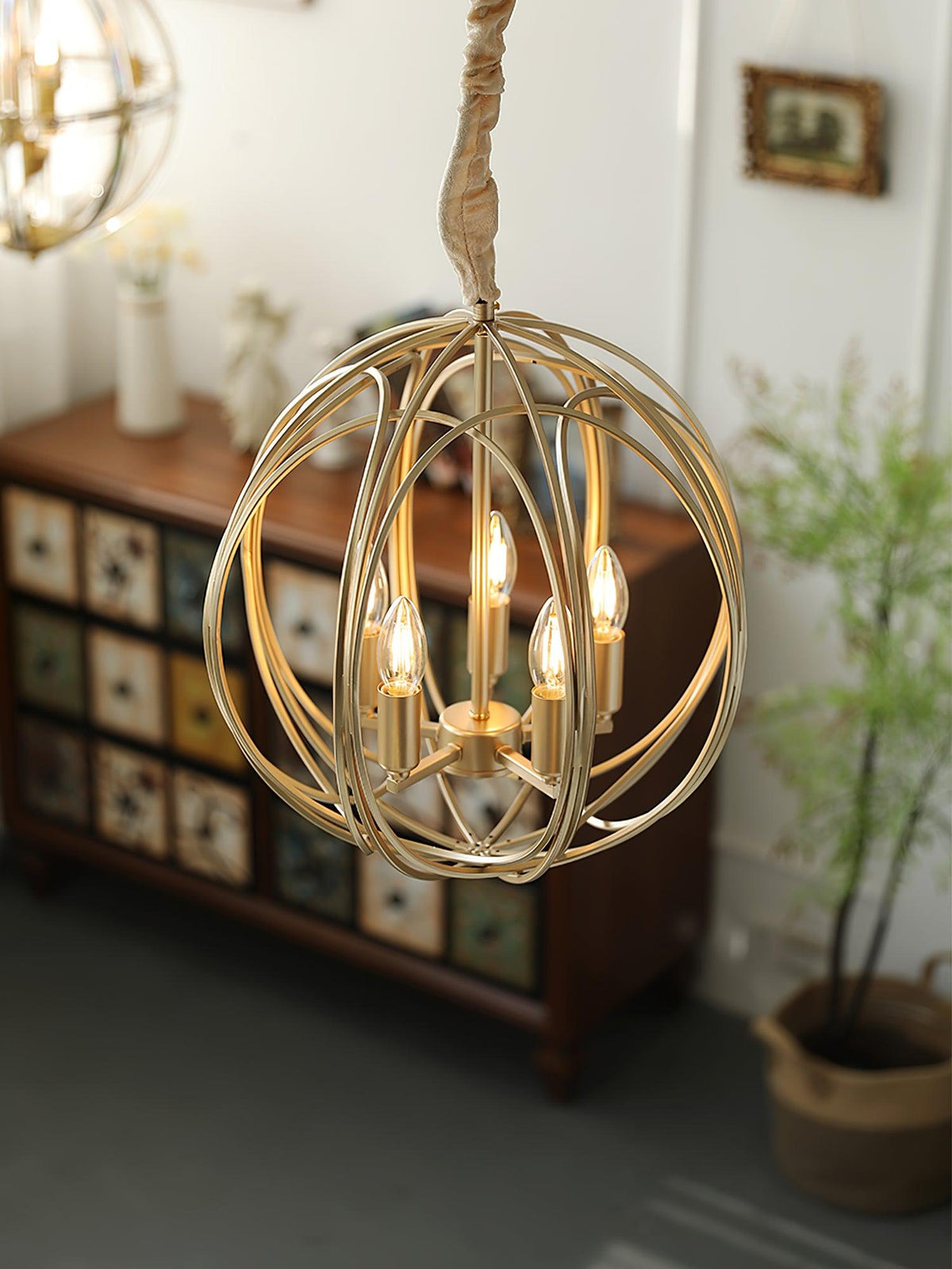 Lathenholm Iron Pendant Light-Moonnatur