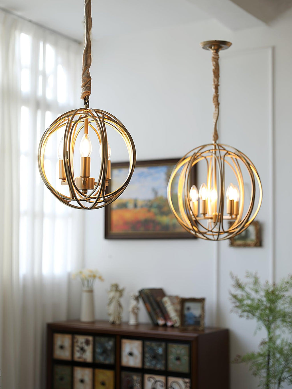 Lathenholm Iron Pendant Light-Moonnatur