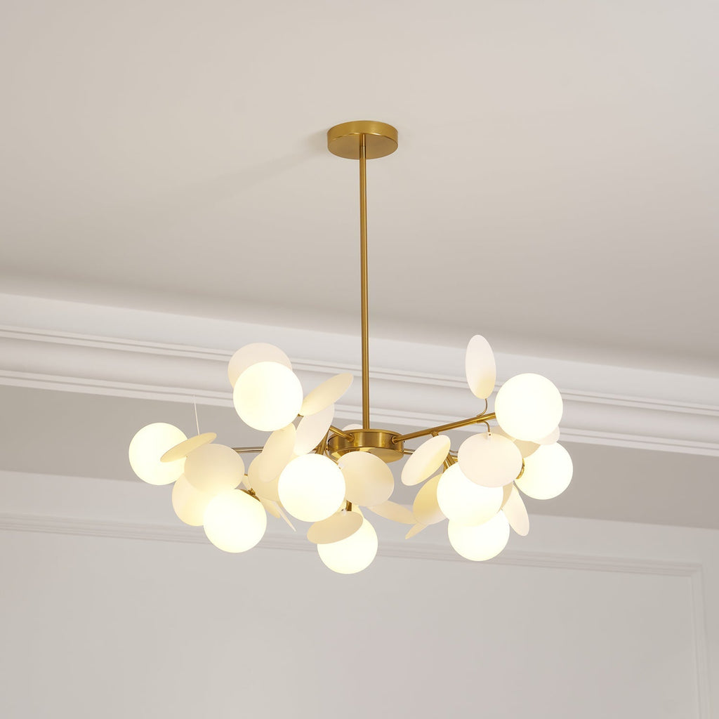 Mirella Glass Chandelier-Moonnatur