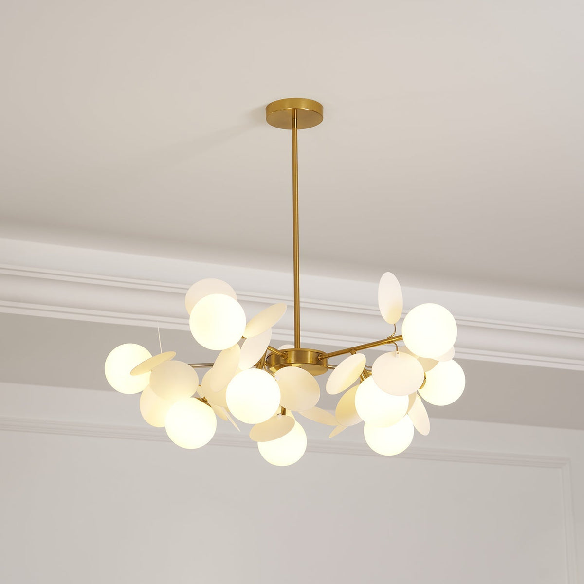 Mirella Glass Chandelier-Moonnatur