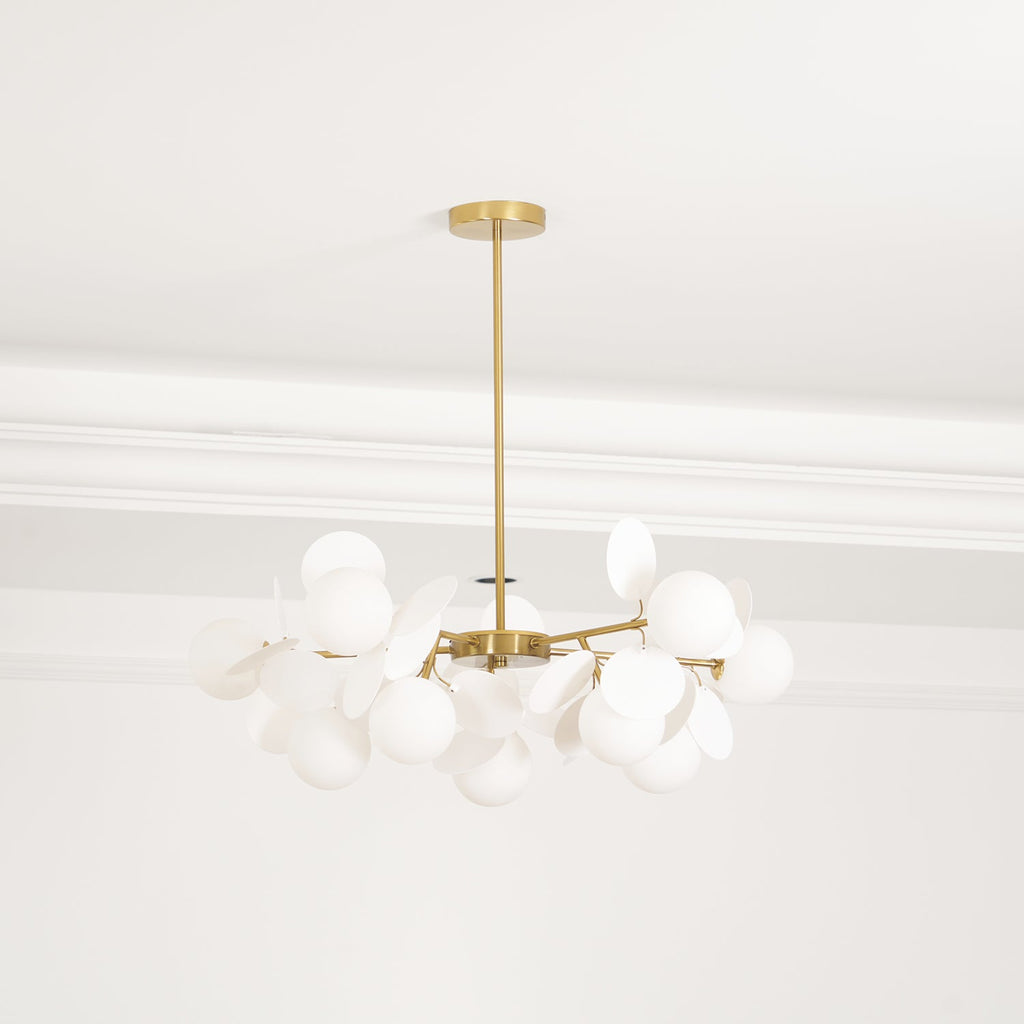 Mirella Glass Chandelier-Moonnatur