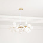 Mirella Glass Chandelier-Moonnatur