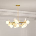 Mirella Glass Chandelier-Moonnatur