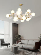Mirella Glass Chandelier-Moonnatur
