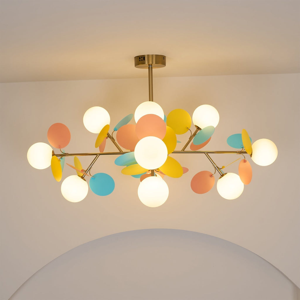 Mirella Glass Chandelier-Moonnatur