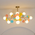 Mirella Glass Chandelier-Moonnatur