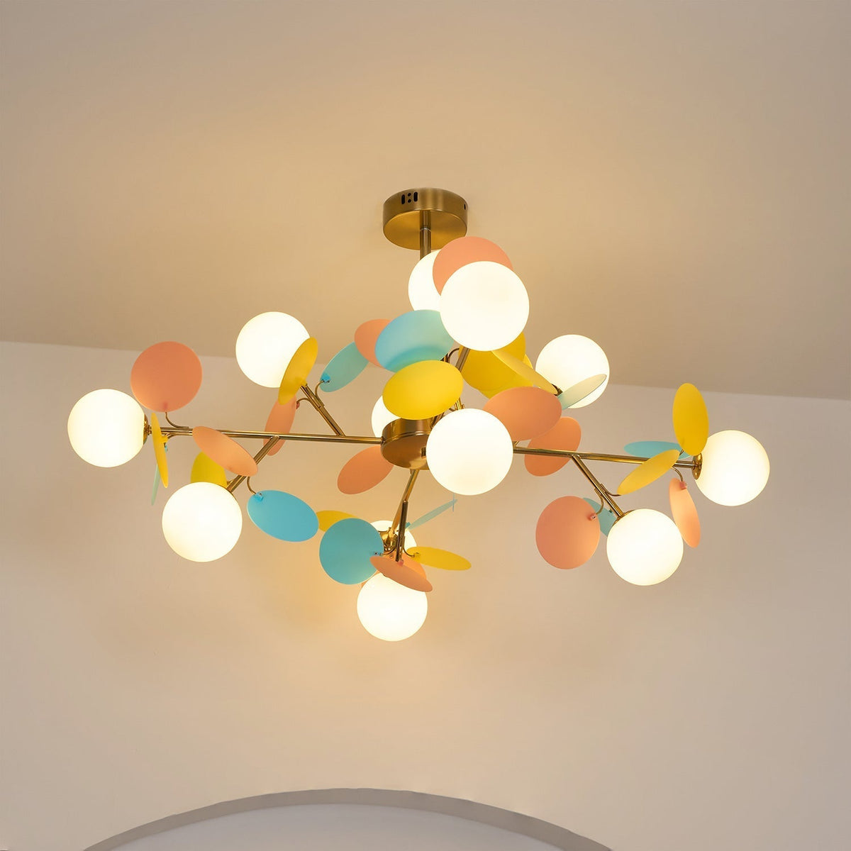 Mirella Glass Chandelier-Moonnatur