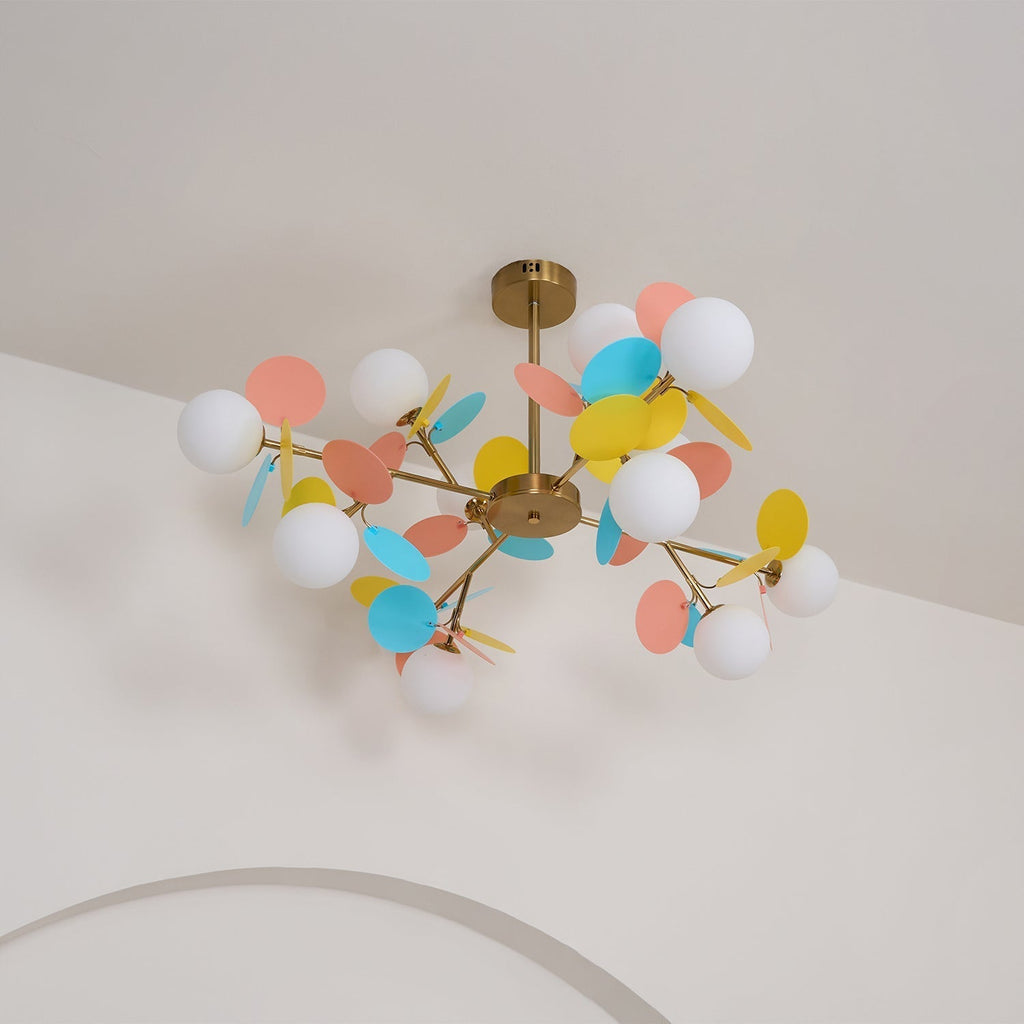 Mirella Glass Chandelier-Moonnatur