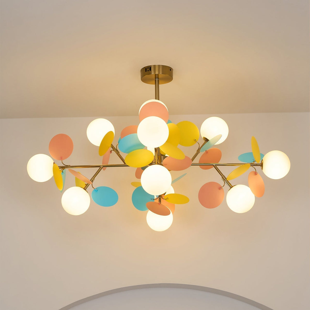 Mirella Glass Chandelier-Moonnatur