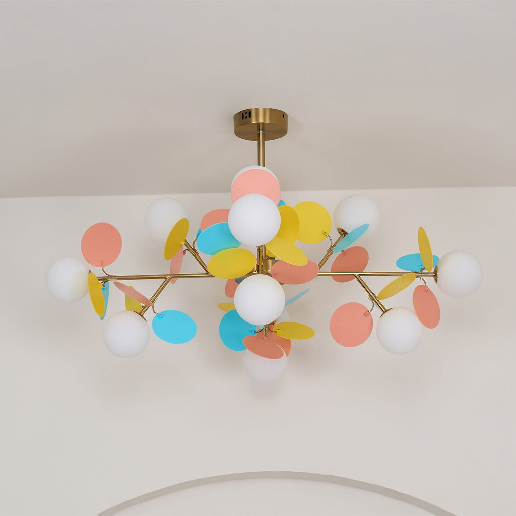 Mirella Glass Chandelier-Moonnatur