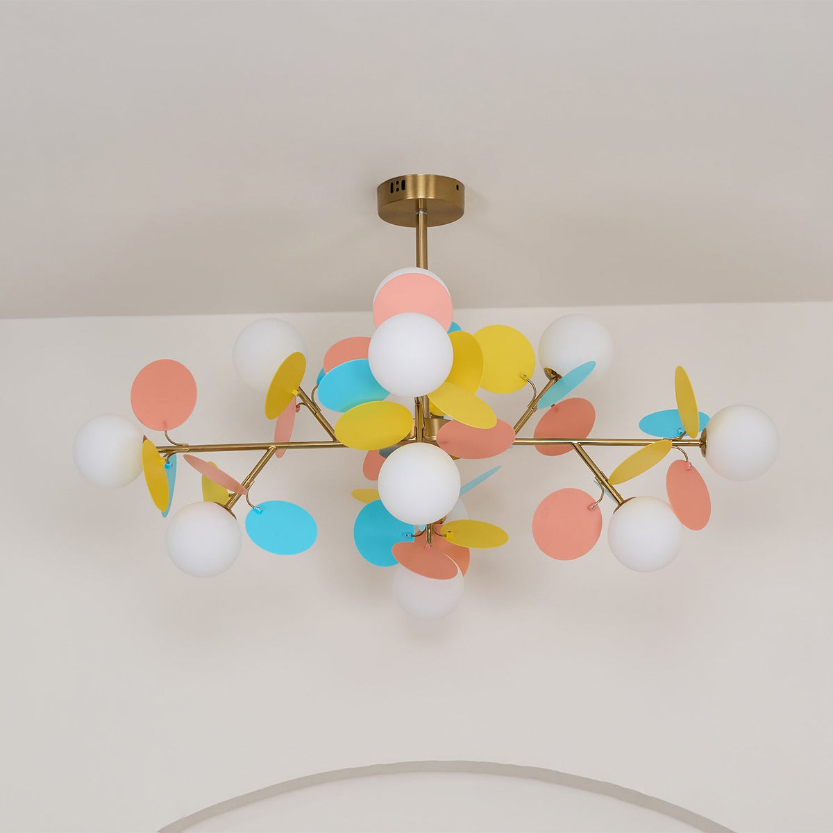 Mirella Glass Chandelier-Moonnatur