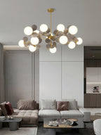 Mirella Glass Chandelier-Moonnatur