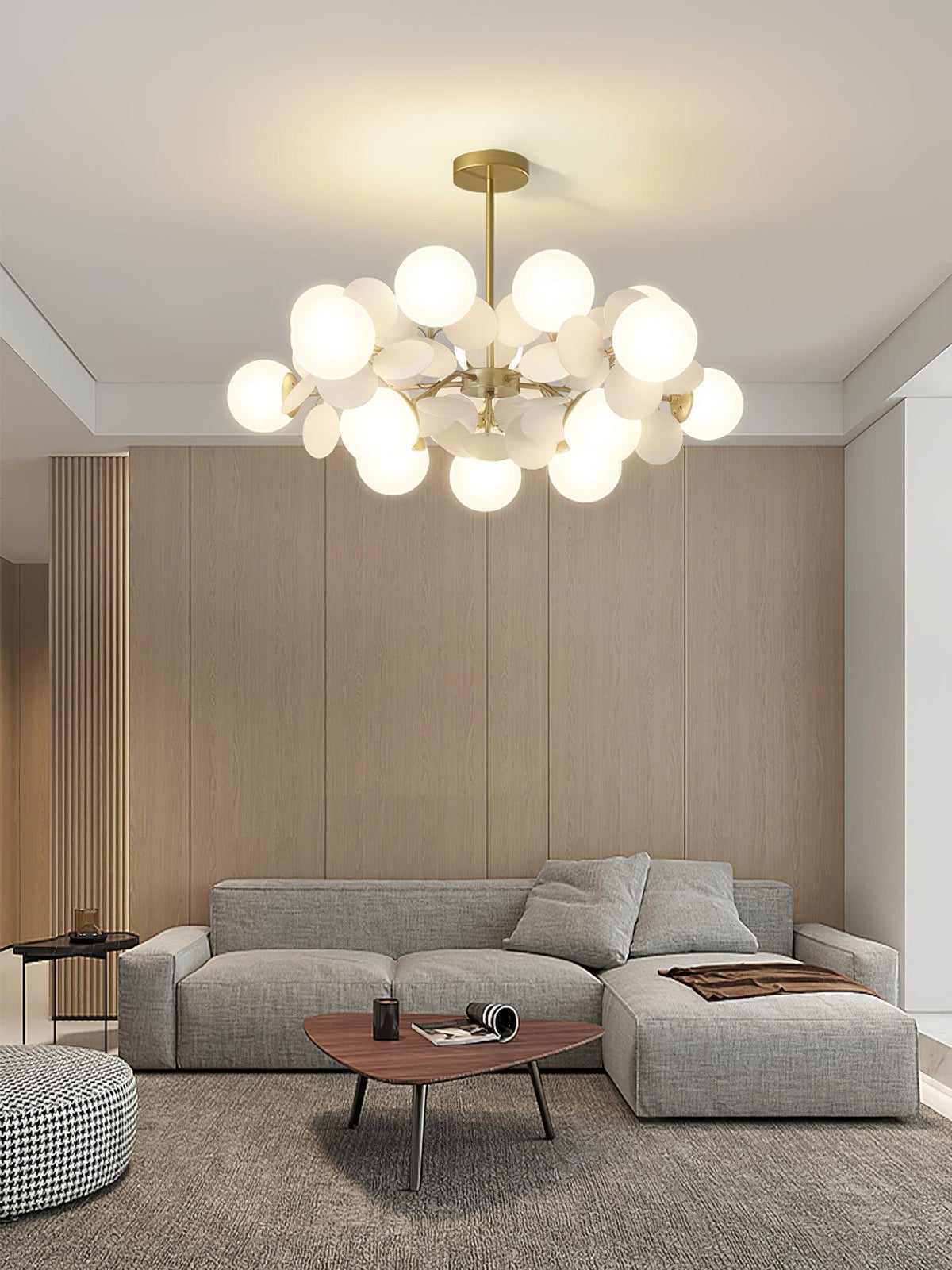 Mirella Glass Chandelier-Moonnatur