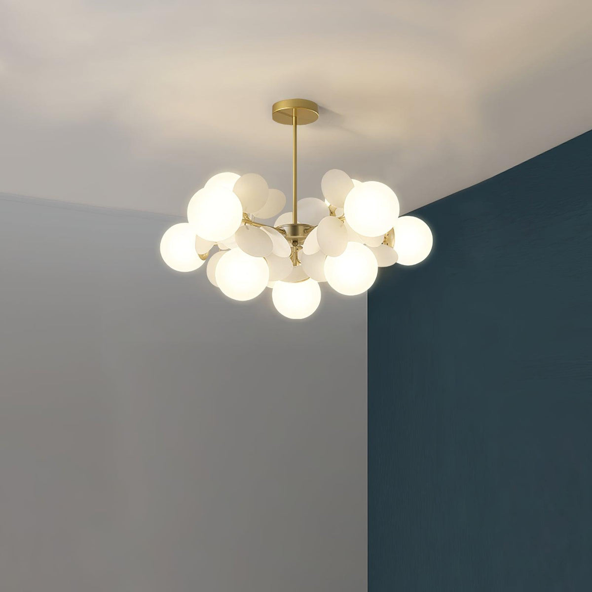 Mirella Glass Chandelier-Moonnatur