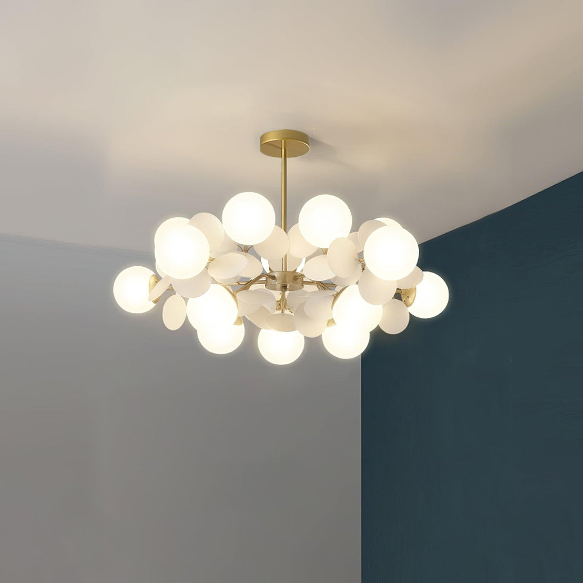 Mirella Glass Chandelier-Moonnatur