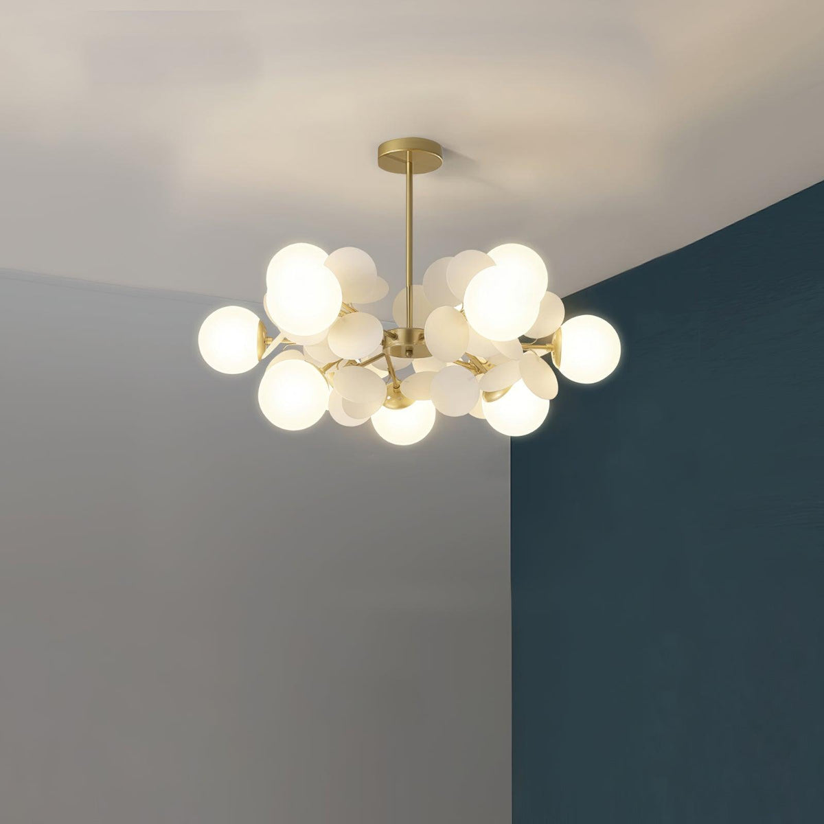 Mirella Glass Chandelier-Moonnatur