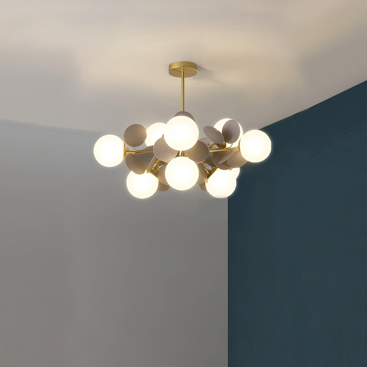 Mirella Glass Chandelier-Moonnatur
