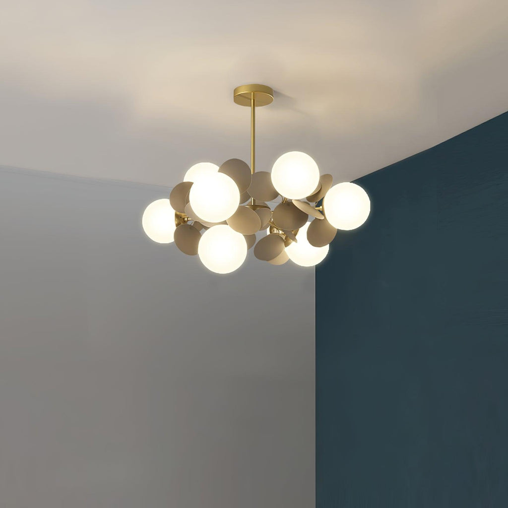 Mirella Glass Chandelier-Moonnatur