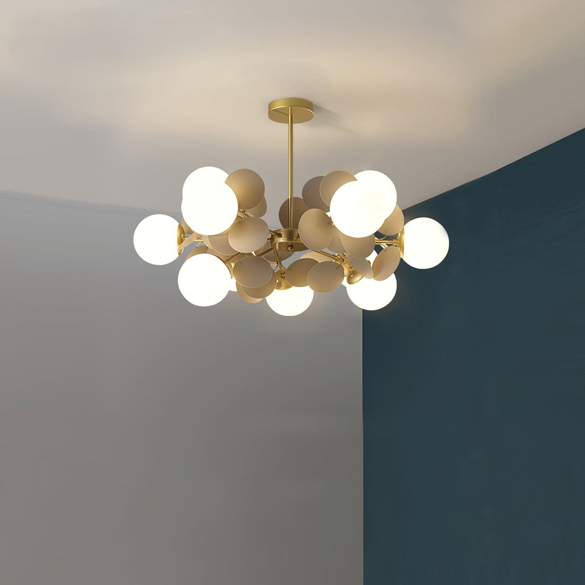 Mirella Glass Chandelier-Moonnatur