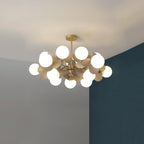 Mirella Glass Chandelier-Moonnatur