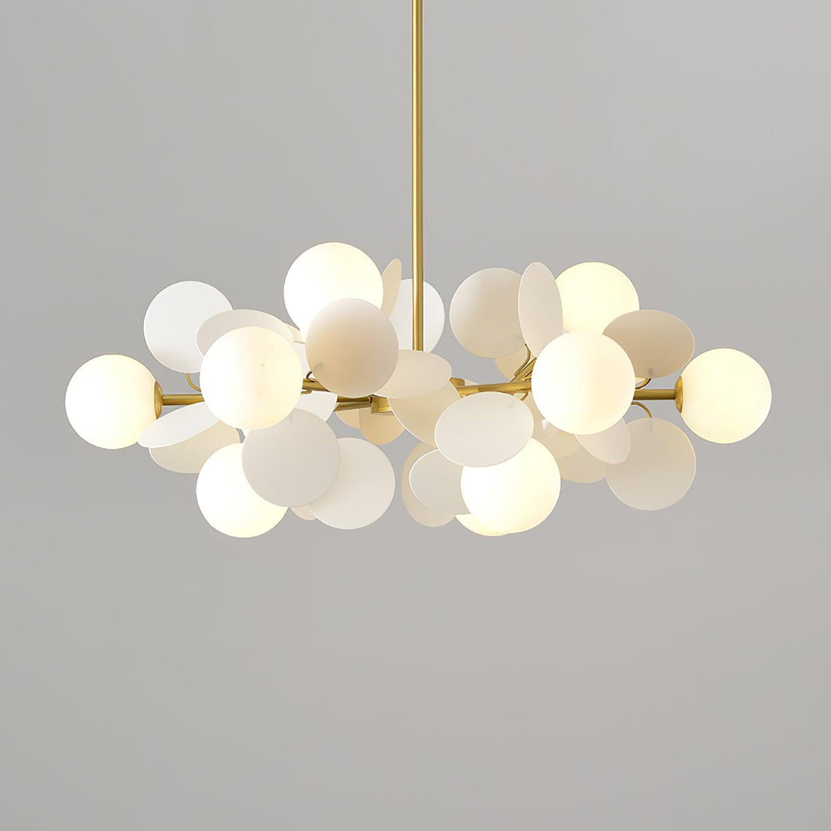 Mirella Glass Chandelier-Moonnatur