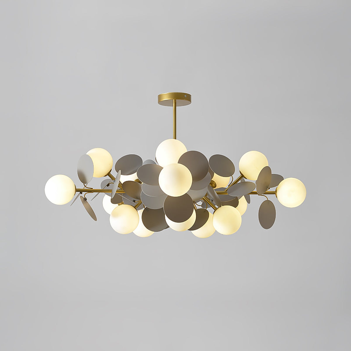 Mirella Glass Chandelier-Moonnatur