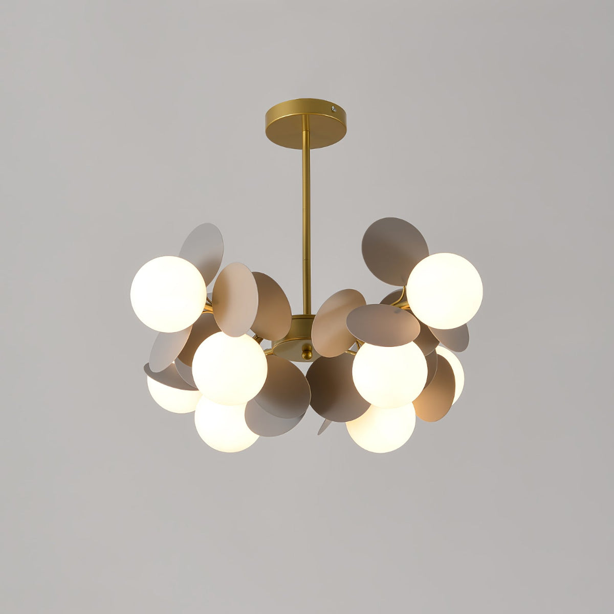 Mirella Glass Chandelier-Moonnatur