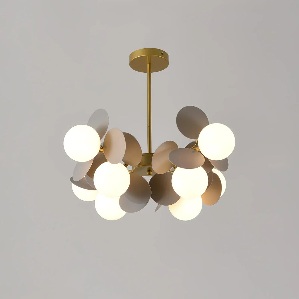 Faldenley Glass Chandelier-Moonnatur