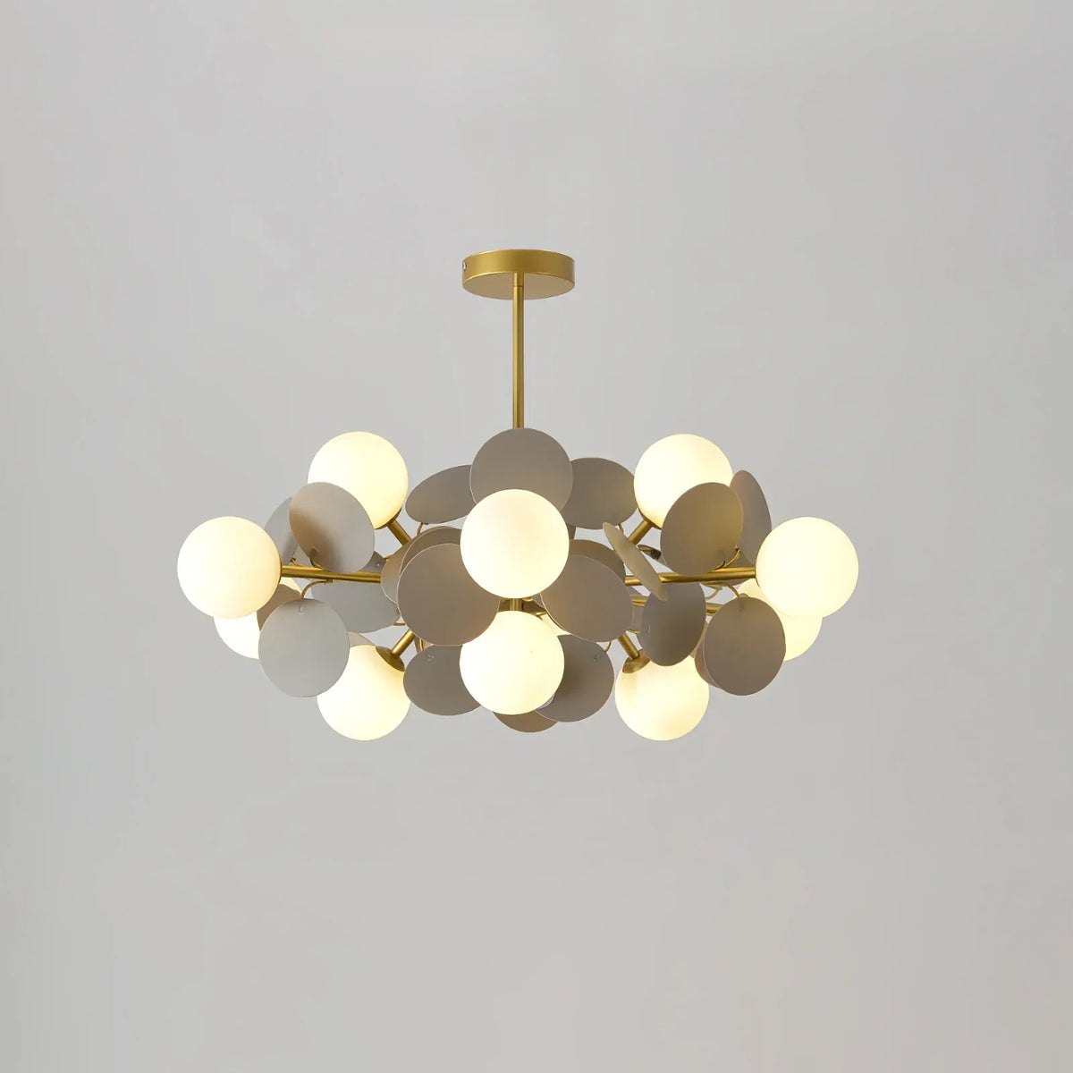 Faldenley Glass Chandelier-Moonnatur