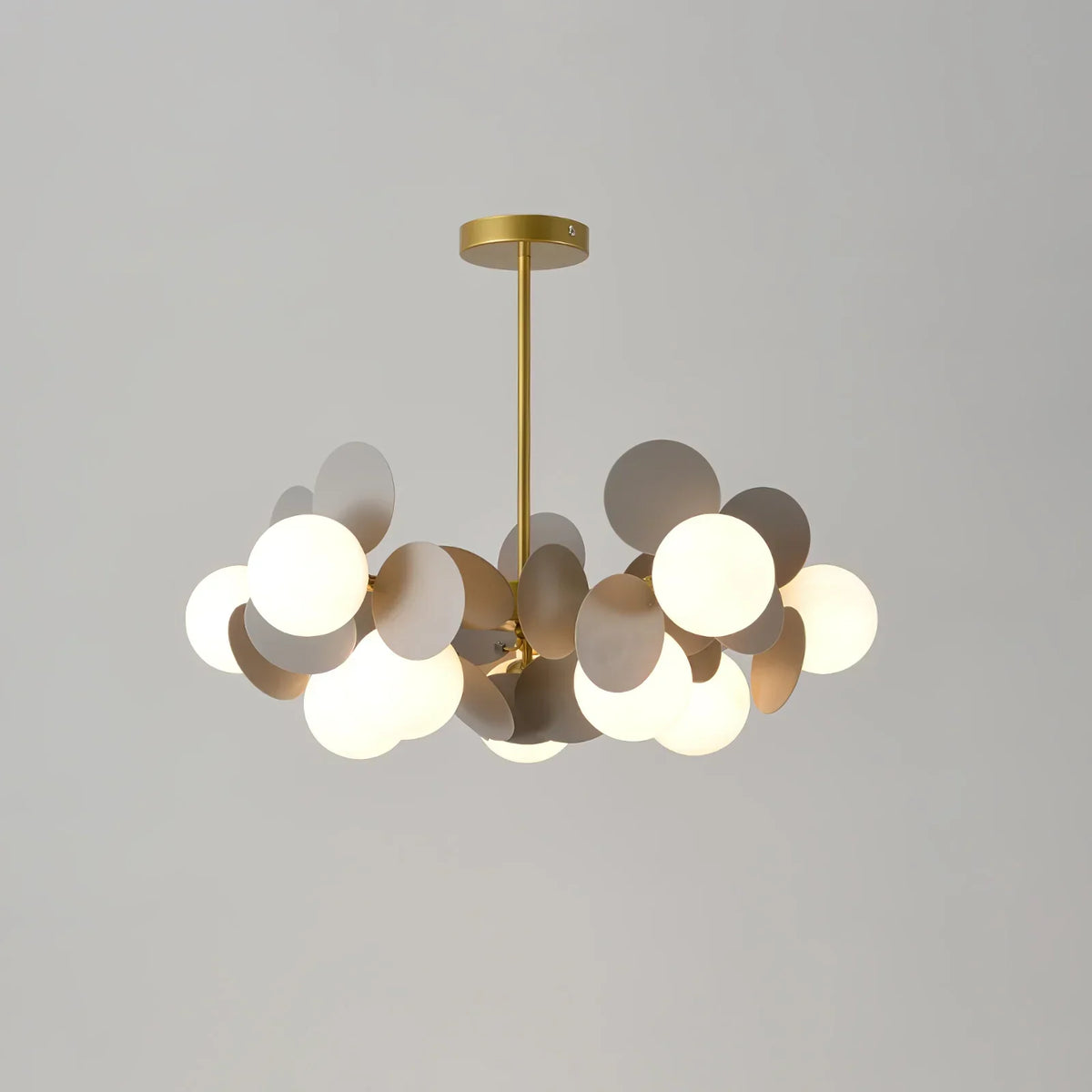 Faldenley Glass Chandelier-Moonnatur