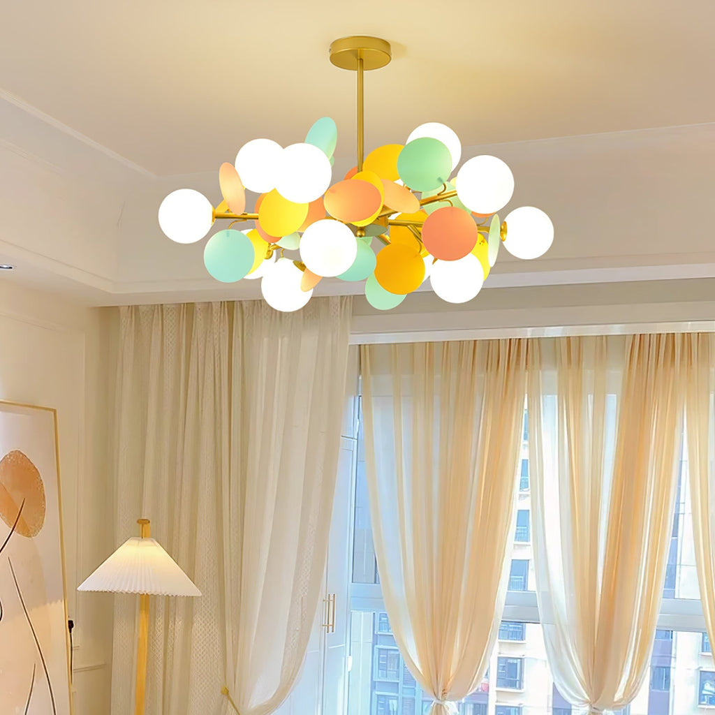 Mirella Glass Chandelier-Moonnatur
