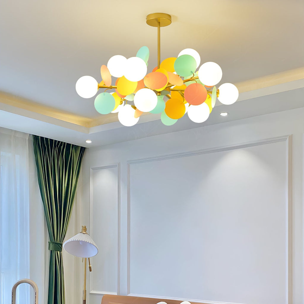 Mirella Glass Chandelier-Moonnatur