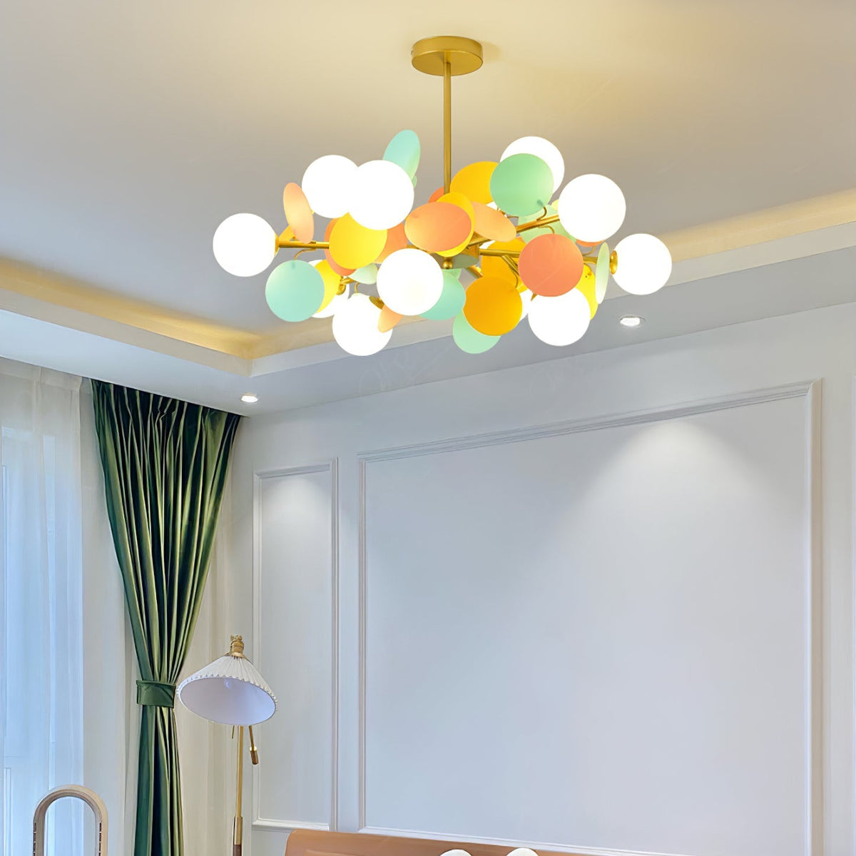 Mirella Glass Chandelier-Moonnatur