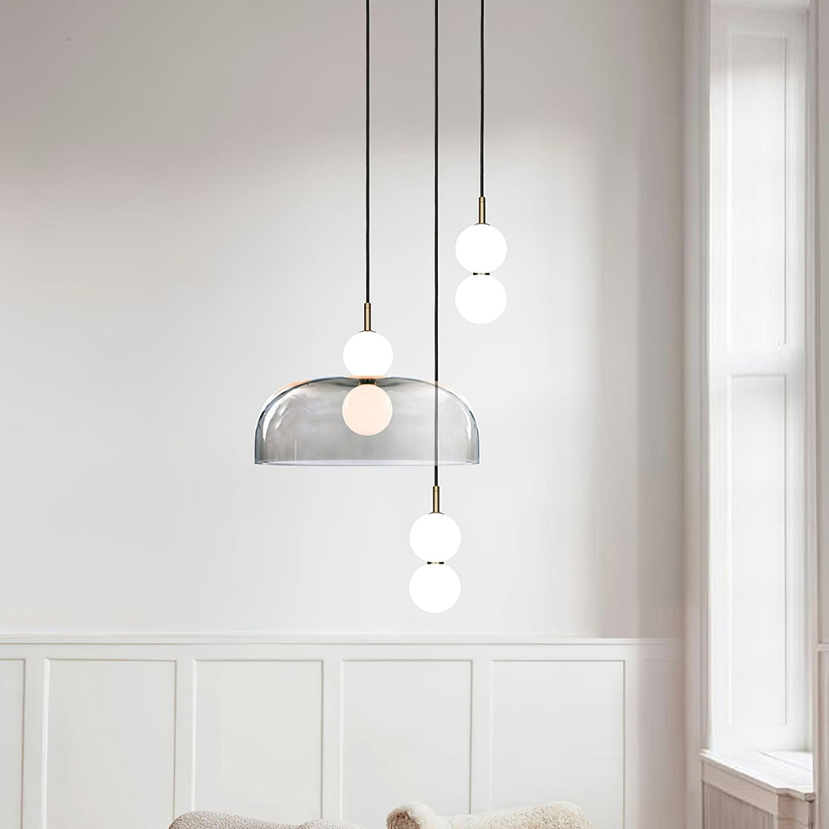Serenora Glass Pendant Light-Moonnatur