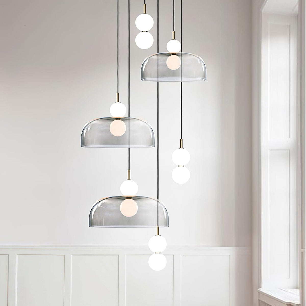 Serenora Glass Pendant Light-Moonnatur