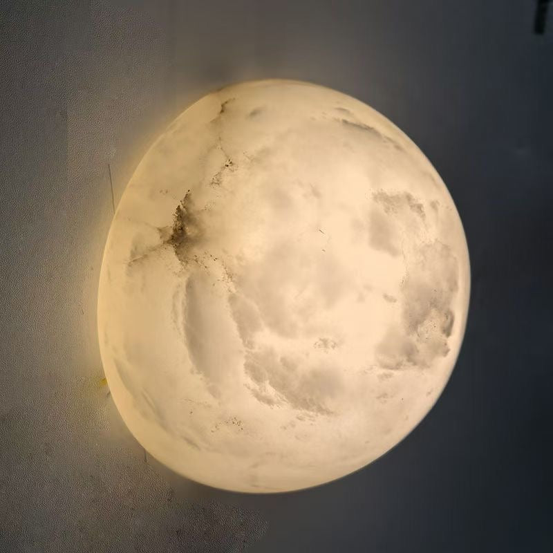 Larenenis Alabaster Wall Light-Moonnatur