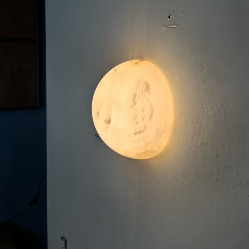 Larenenis Alabaster Wall Light-Moonnatur