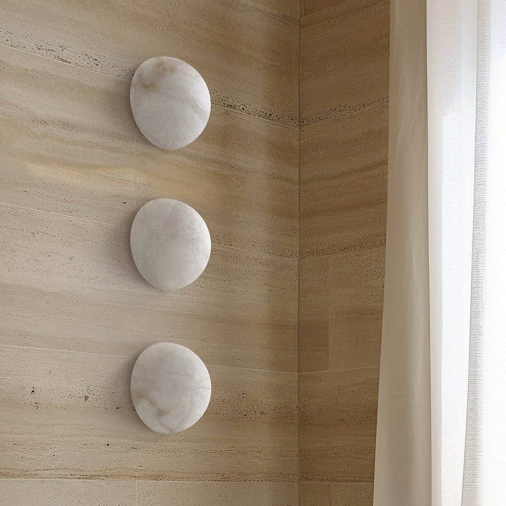 Larenenis Alabaster Wall Light-Moonnatur